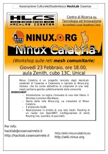 1° Workshop Ninux Calabria